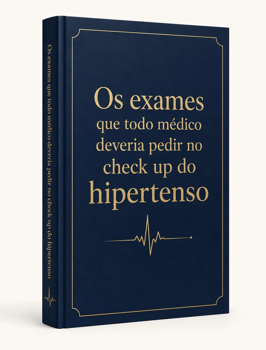 Capa do guia gratuito sobre exames no check up do hipertenso